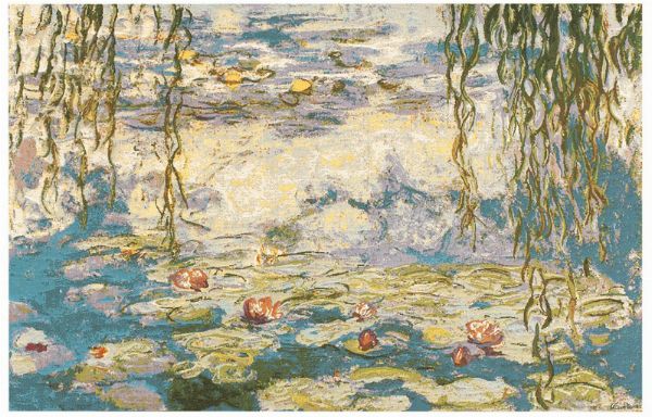 Phot of Water Lilies By Monet Wall Tapestry Ii