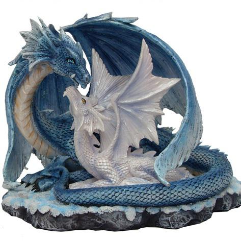 Photo of Wisdom Dragon with Youngling Figurine