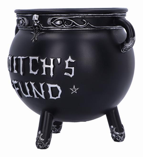 Photo #2 of product B6587Y3 - Witch's Fund Cauldron Money Box