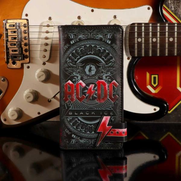 Photo #5 of product B5519T1 - Officially Licensed AC/DC Black Ice Album Embossed Purse Wallet