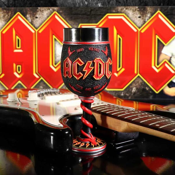 Photo #5 of product B5535T1 - AC/DC High Voltage Rock and Roll Goblet Lighting Horns Wine Glass
