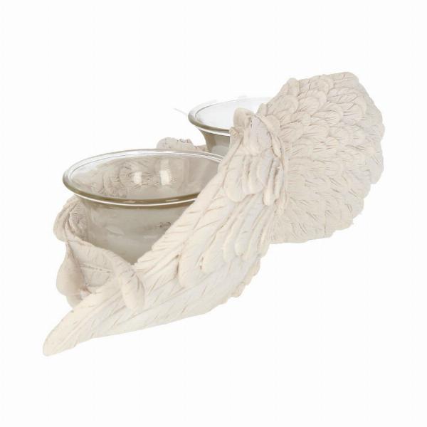 Photo #3 of product U1644E5 - Angel Wings Tealights 8cm (set of 2)