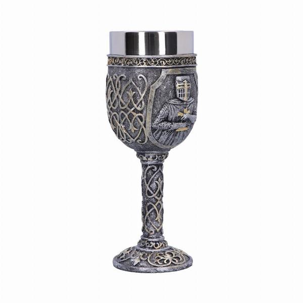 Photo #4 of product U3878K8 - Armoured Medival Knight Soldier Goblet 19cm