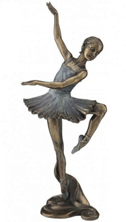 Photo of Ballet Dancer Bronze Figurine 31 cm