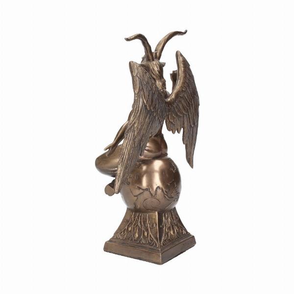 Photo #3 of product D0434B4 - Baphomet Occult Mystical Figurine Bronze Gothic Ornament