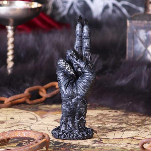 Photo #5 of product B5853U1 - Baphomet's Prophecy Horror Hand Figurine 19cm