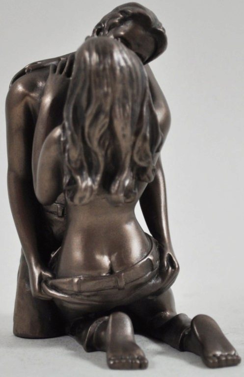 Photo of Being With You Bronze Figurine (Love is Blue) 10cm Small
