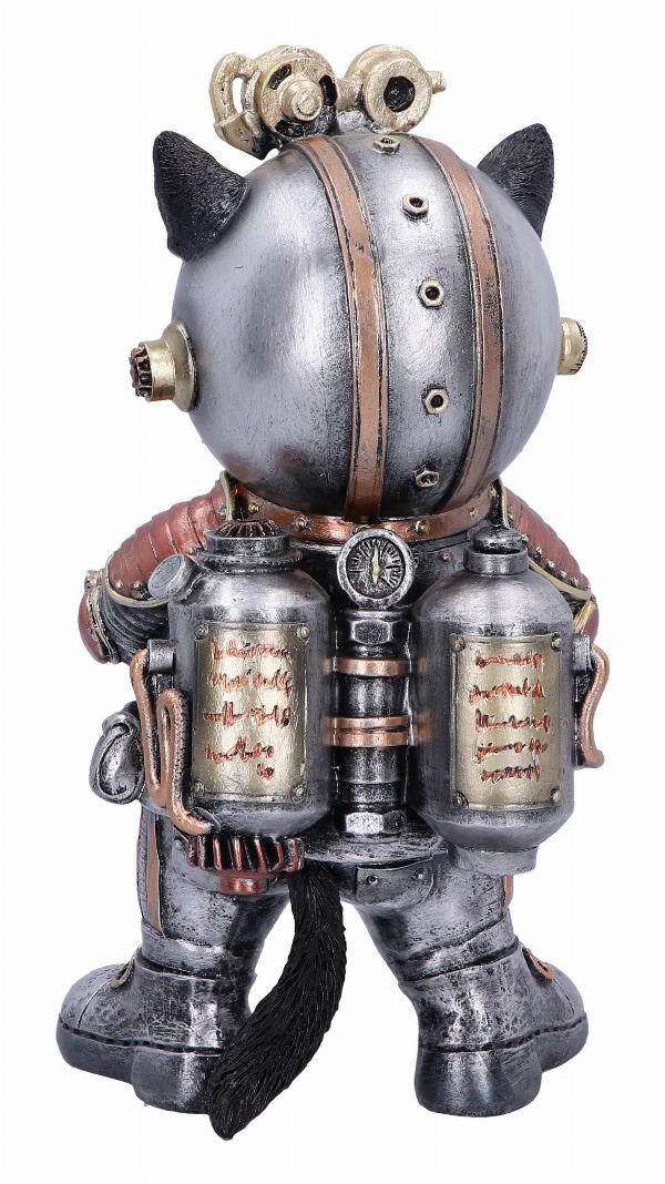 Photo #3 of product U6503Y3 - Cat-tack Space Steampunk Figurine