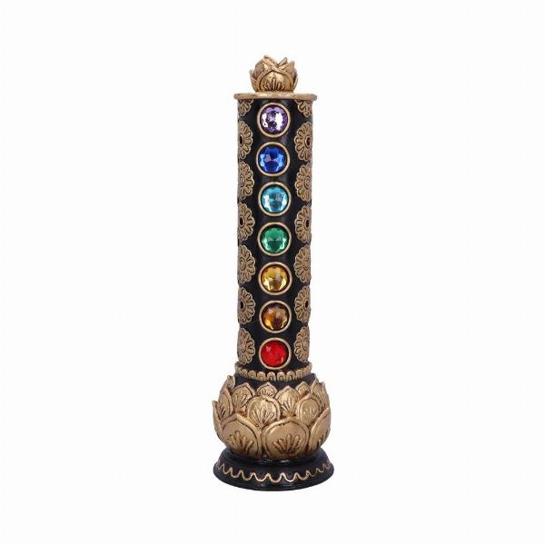 Photo #4 of product U5989V2 - Chakra Totem Incense Burner 31cm