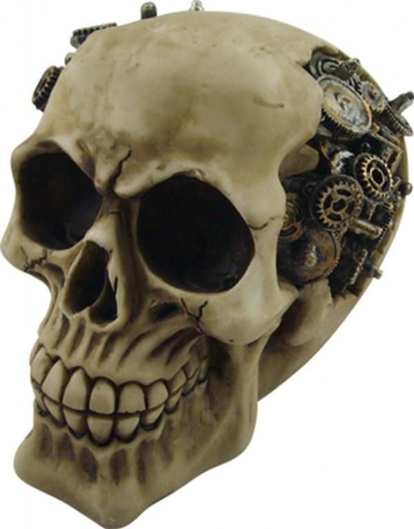 Photo of Clockwork Cranium Steampunk Skull Ornament