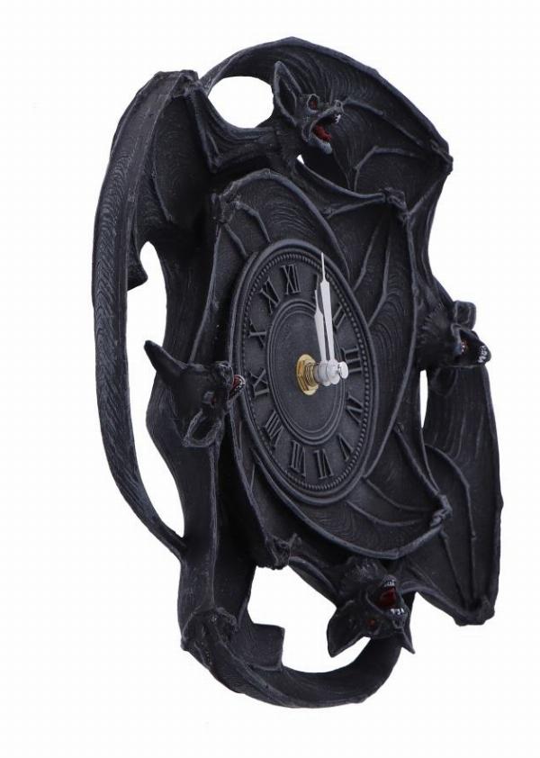 Photo #4 of product D6847C24 - Creatures of the Night Bat Wall Clock