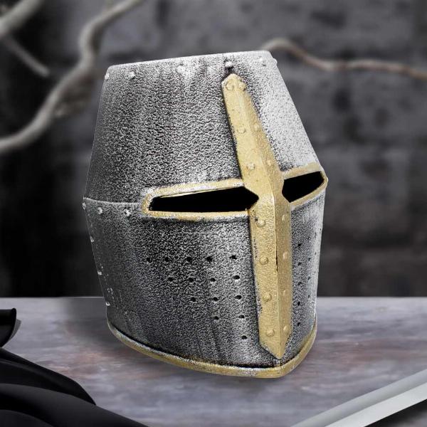 Photo #5 of product B4437N9 - Nemesis Now Silver Knight Crusader Helmet (Pack of 3)