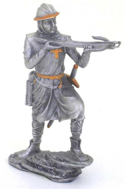 Photo of Crusader with Crossbow Pewter Figurine