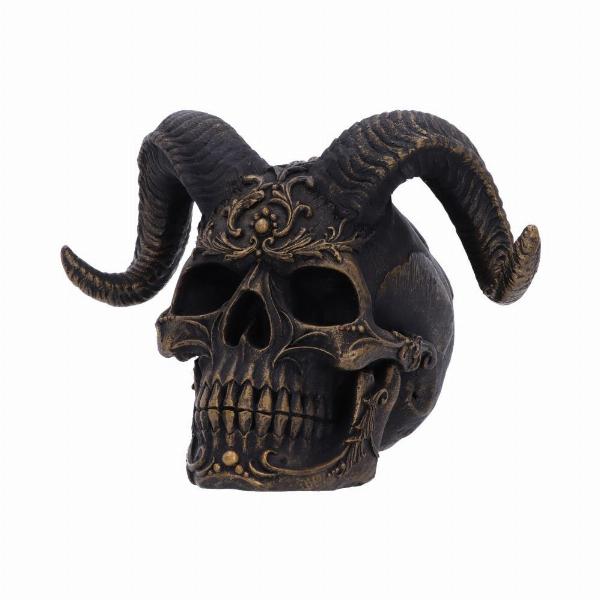 Photo #3 of product D5980W2 - Diabolus Horned Skull 18cm