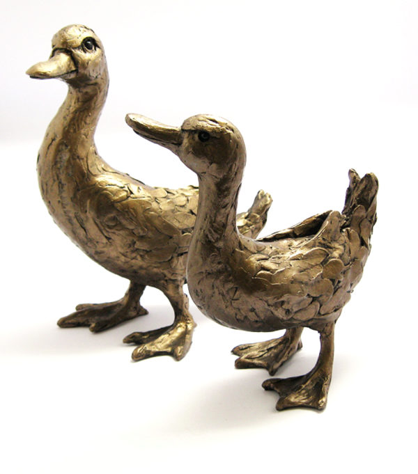 Photo of Dilly the Duck Bronze Figurine 18 cm