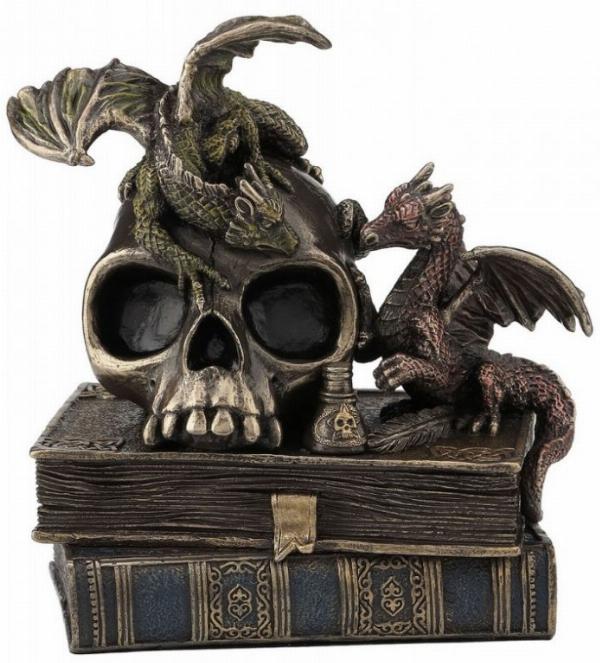 Photo of Dragons of Wisdom Bronze Figurine