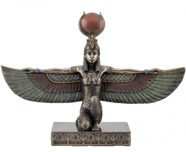 Photo of Egyptian Winged Isis Kneeling Figurine