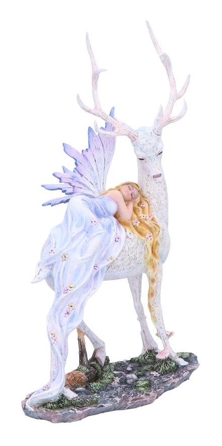 Photo #4 of product D6855C24 - Evelyn Fairy and Stag Figurine