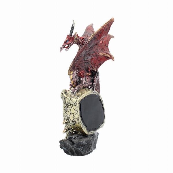 Photo #3 of product U2052F6 - Eye of the Dragon Light Up Red Figurine Ornament