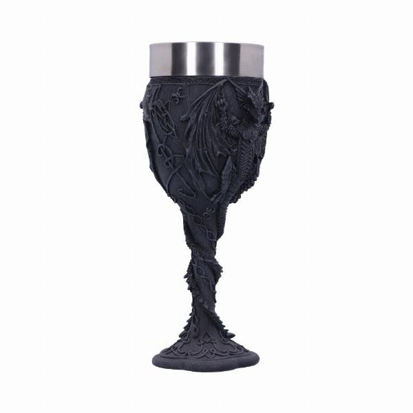 Photo #3 of product U2441G6 - Final Offering Gothic Dragon Goblet 19cm