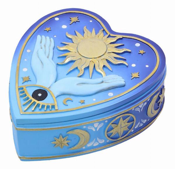 Photo #2 of product U6429X3 - Fortunes of the Sun Palmistry Box 15.5cm