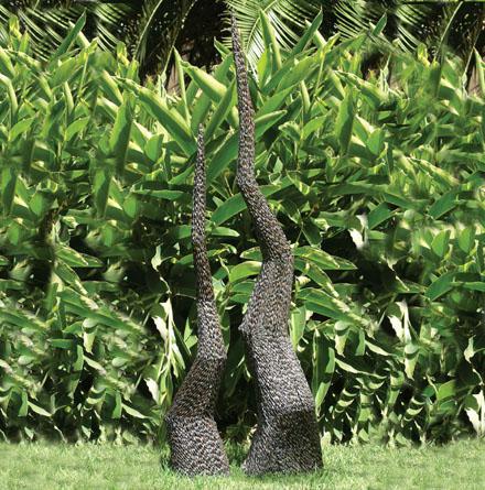 Photo of Garden Spire Sculptures Set