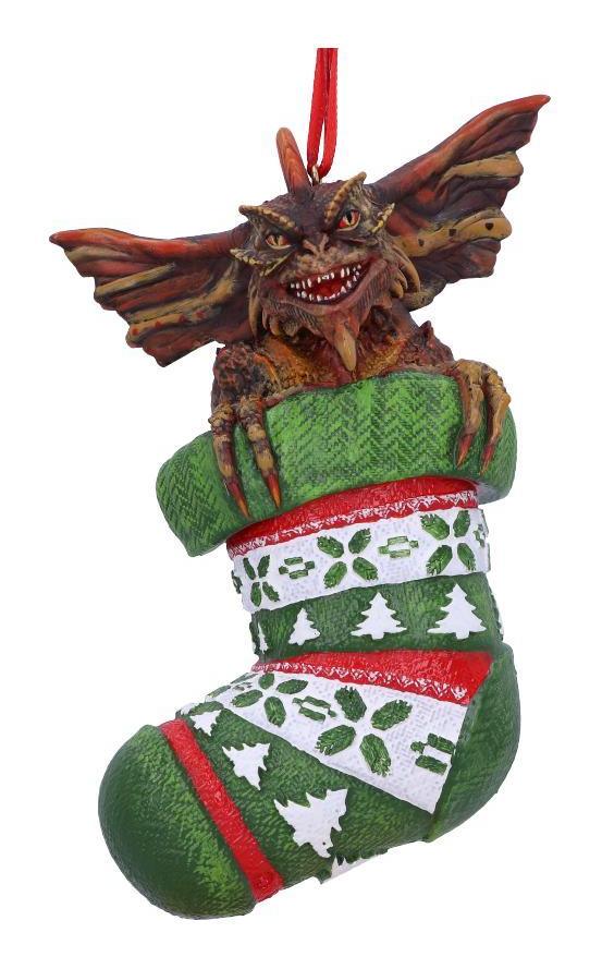 Photo #1 of product B5591T1 - Gremlins Mohawk in Stocking Hanging Festive Decorative Ornament