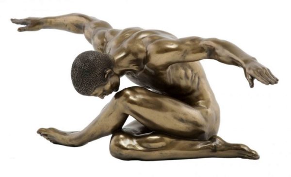 Photo of Harmony Nude Male Bronze Figurine 44 cm