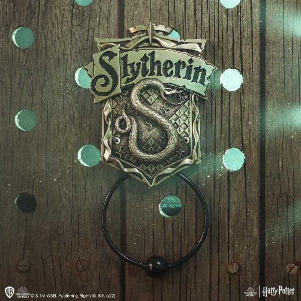 Photo #5 of product B6307X3 - Officially Licensed Harry Potter Bronze Slytherin Door Knocker 24.5cm