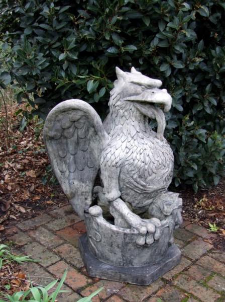 Photo of Heraldic Griffin Stone Statue