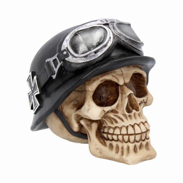 Photo #5 of product K2762G6 - Iron Cross Helmet and Goggles Biker Skull