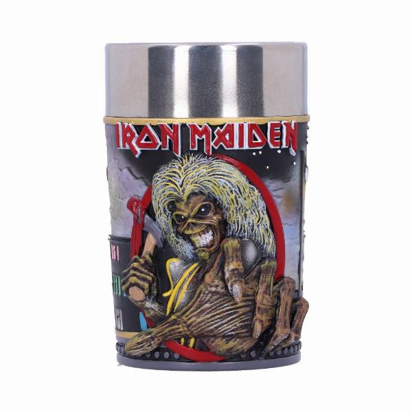 Photo #1 of product B5370S0 - Officially Licensed Iron Maiden The Killers Eddie Album Shot Glass