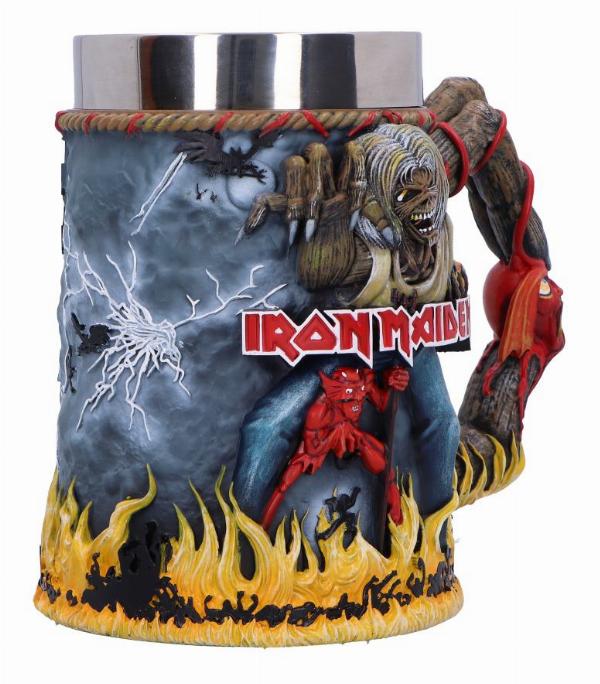 Photo #4 of product B6831C24 - Iron Maiden The Number of the Beast Album Tankard