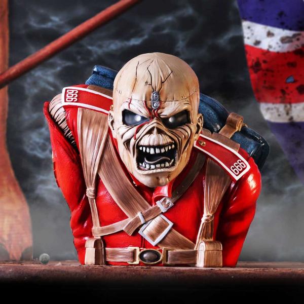 Photo #5 of product B5808U1 - Iron Maiden The Trooper Bust Box 26.5cm