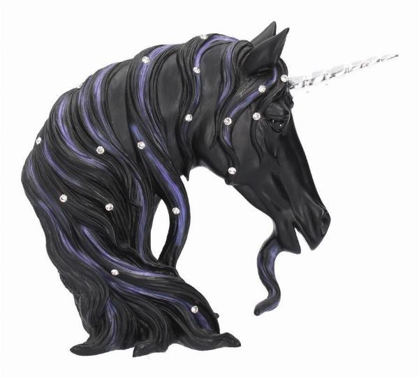 Photo #1 of product B1104D5 - Nemesis Now Jewelled Midnight Small Figurine Black Unicorn Ornament