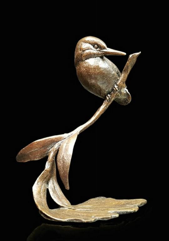 Photo of Kingfisher with Willow Small Figurine (Limited Edition) Michael Simpson