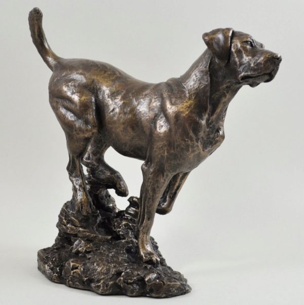 Photo of Labrador Bronze Dog Sculpture (David Geenty)