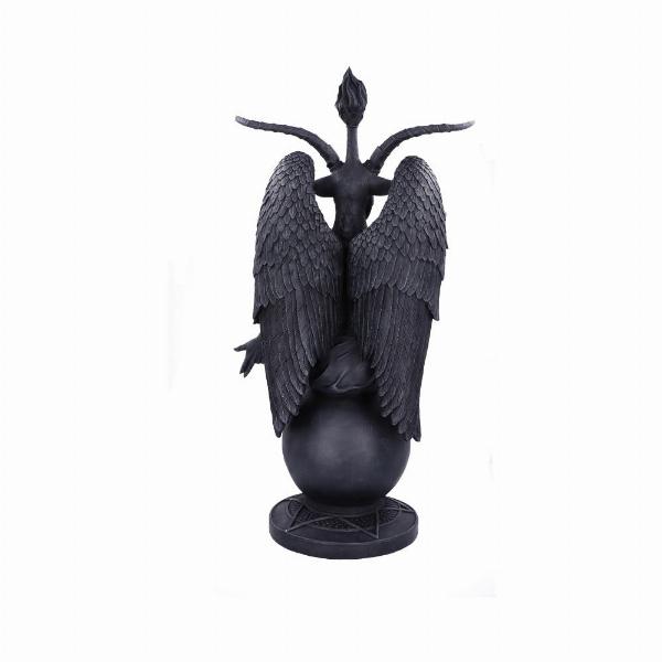 Photo #3 of product B4737P9 - Extra Large Black Baphomet Figurine