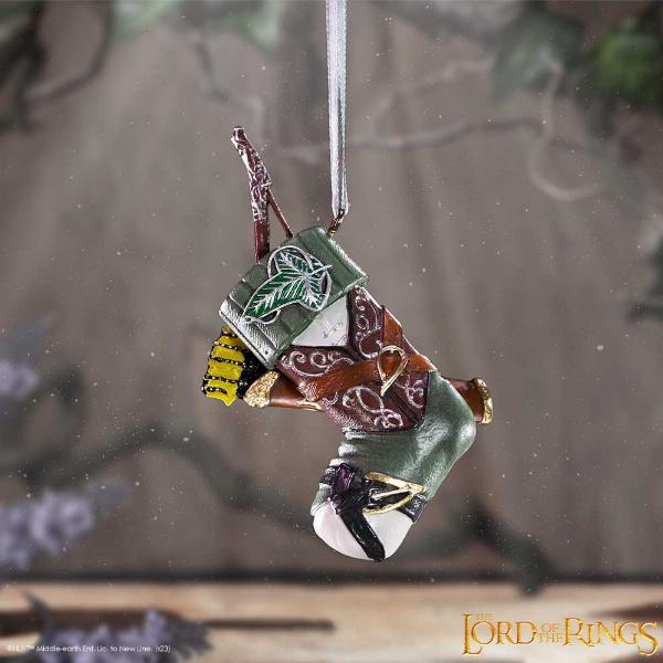 Photo #5 of product B6491X3 - Lord of the Rings Collectible Legolas Stocking Hanging Ornament 8.8cm