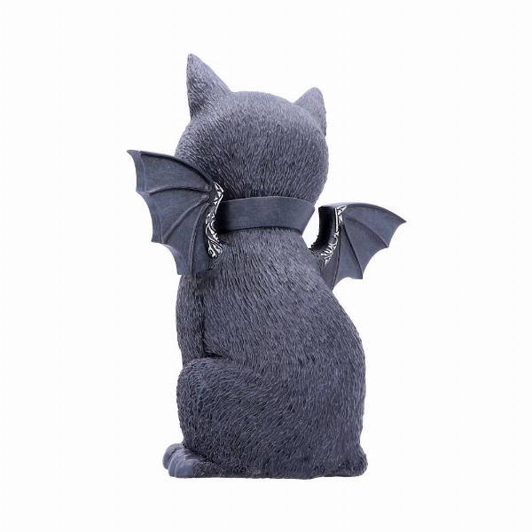Photo #3 of product B5237S0 - Large Malpuss Winged Occult Cat Figurine