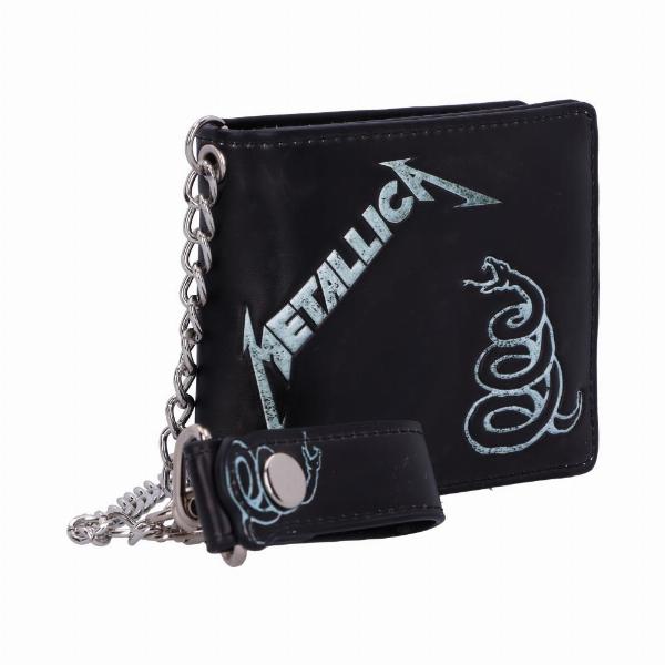 Photo #3 of product B5160R0 - Officially licensed Metallica Black Album Wallet with Chain
