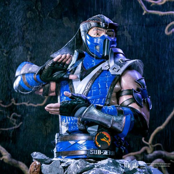 Photo #2 of product B6126W2 - Officially Licensed Mortal Kombat Sub-Zero Bust 29cm