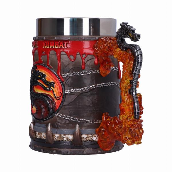 Photo #2 of product B6195W2 - Officially Licensed Mortal Kombat Tankard 15.5cm