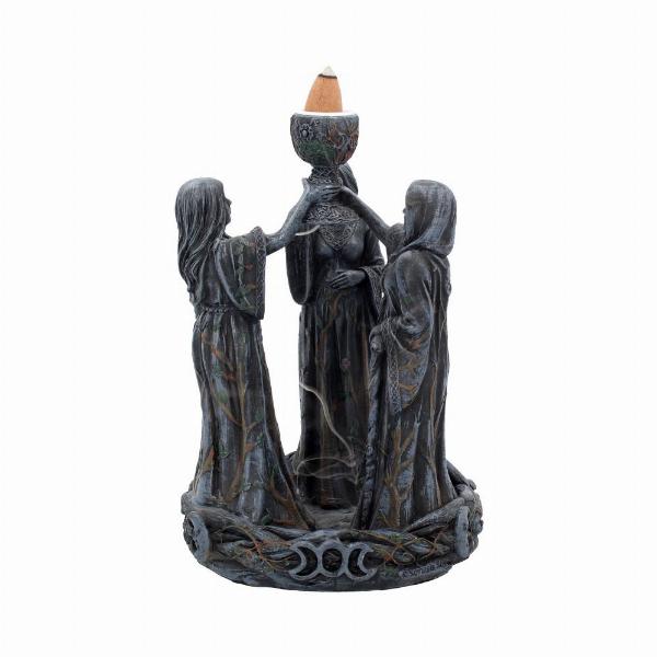 Photo #3 of product B1879F6 - Mother Maiden & Crone Backflow Incense Burner 18cm