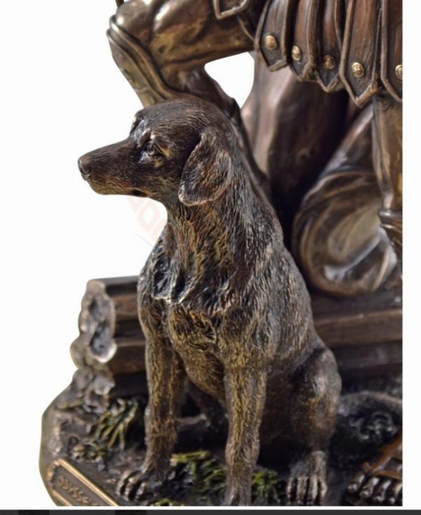 Photo of Odysseus and his dog Argos Bronze Statue 32 cm