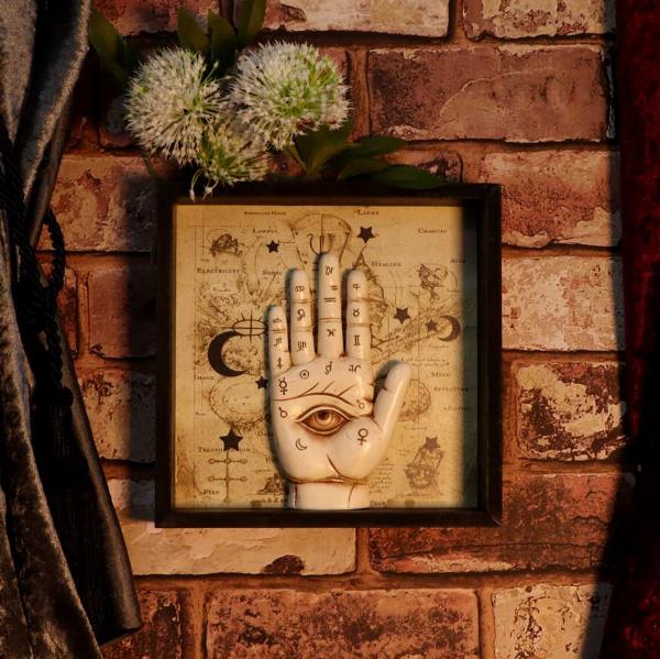 Photo #5 of product U5464T1 - Palmistry Companion Framed Chiromancy Wall Mounted Art