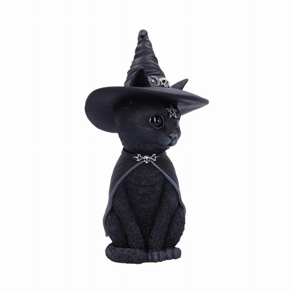 Photo #4 of product B5903V2 - Purrah Witch Cat Figurine 30cm (Large)