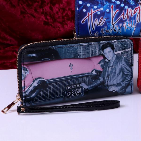 Photo #5 of product C5378S0 - Elvis Pink Cadillac Womens Purse