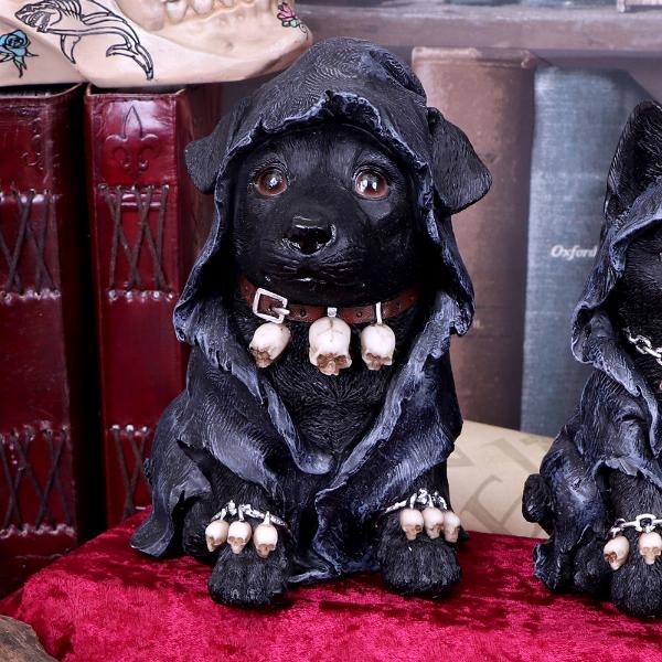 Photo #5 of product U4932R0 - Reapers Canine Cloaked Grim Reaper Dog Figurine