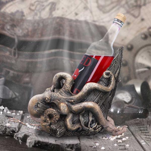 Photo #5 of product D6262X3 - Gothic Release the Kraken Wine Bottle Holder 25.8cm